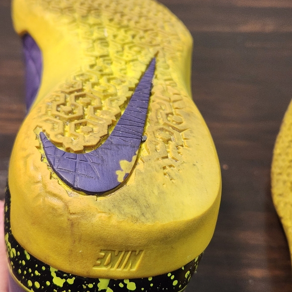 Nike Hypervenom Phelon II IC Purple Volt Indoor Soccer Shoes Men’s 7 - Picture 7 of 10